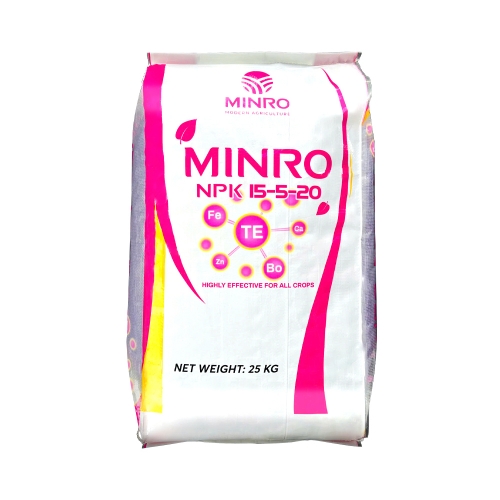 NPK 15 - 5 - 20 (Ra hoa, ra trái - Nuôi hoa, nuôi trái) (25 Kg)