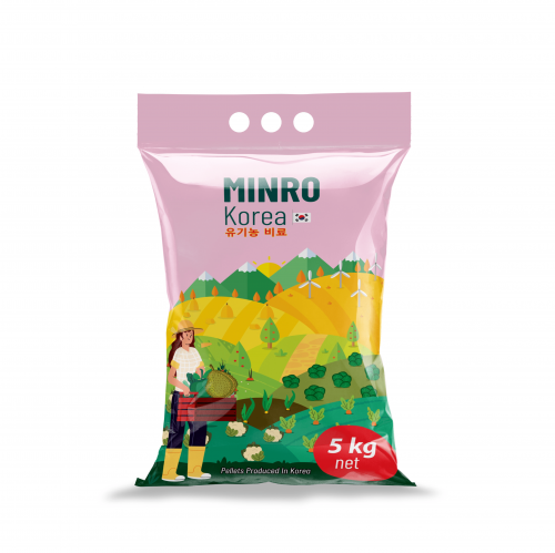 Phân bón hữu cơ Minro 65 OM Hàn Quốc (5Kg)