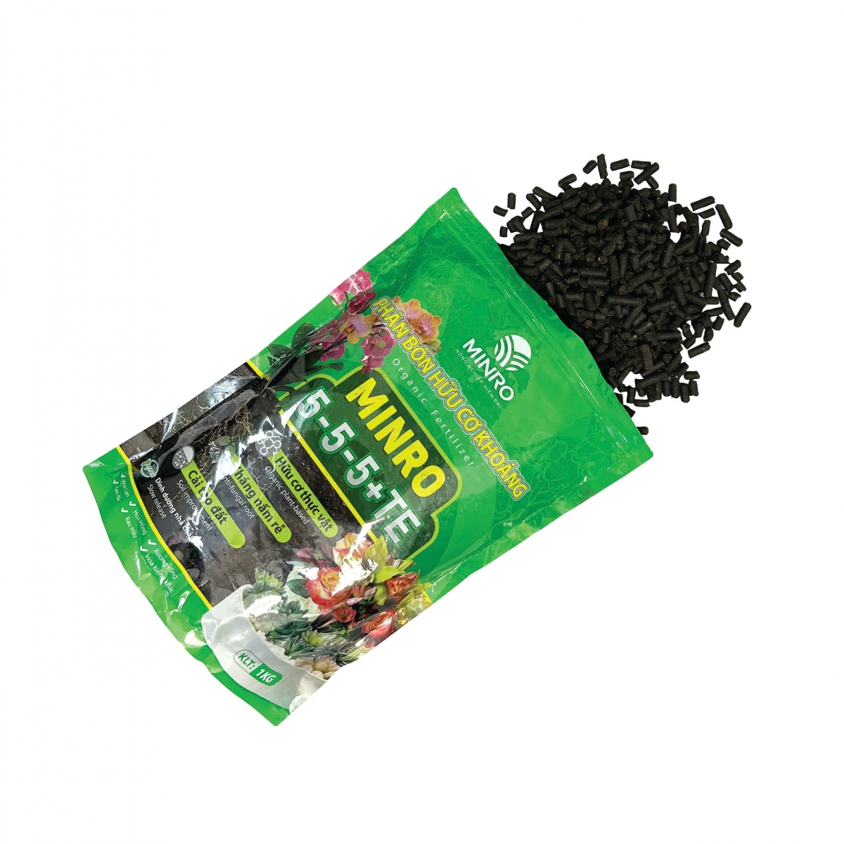 Phân hữu cơ khoáng MINRO 5-5-5+TE